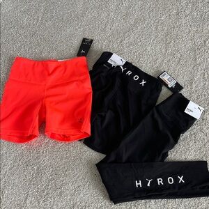 Puma hyrox shorts + leggings